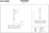 Подвесная люстра Maytoni Bowi H009PL-06G Image 2