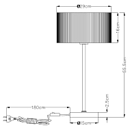 Настольная лампа Arte Lamp Mallorca A1021LT-1SS Image 2