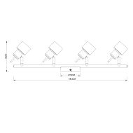 Спот Arte Lamp Almach A1906PL-4WH Image 3