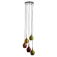 Подвесная люстра Arte Lamp Vibrant A6412SP-5CC - купить онлайн в интернет-магазине Люстра-Тут (Санкт-Петербург) недорого