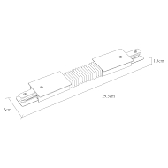 Коннектор гибкий Arte Lamp Track Accessories A150106 Image 1