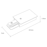 Ввод питания Arte Lamp Track Accessories A160133 Image 1