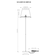 Торшер Arte Lamp Elba A2581PN-1AB Image 1