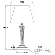 Настольная лампа Arte Lamp Gracie A7301LT-1PB Image 2
