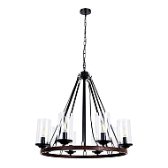 Подвесная люстра Arte Lamp Dalim A7014SP-8BK - купить онлайн в интернет-магазине Люстра-Тут (Санкт-Петербург) недорого