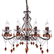 Подвесная люстра Arte Lamp Decorato A1715LM-8BR - купить онлайн в интернет-магазине Люстра-Тут (Санкт-Петербург) недорого