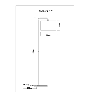 Торшер Arte Lamp Rupert A5024PN-1PB Image 2