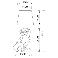 Настольная лампа Arte Lamp Bobby A1512LT-1WH Image 3