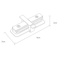 Коннектор прямой Arte Lamp Track Accessories A130106 Image 1