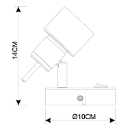 Спот Arte Lamp Almach A1906AP-1WH Image 2