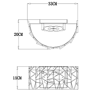 Настенный светильник Arte Lamp Galatea A1222AP-2CC Image 3