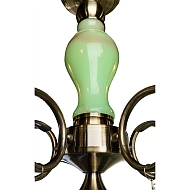 Потолочная люстра Arte Lamp Onyx Green A9592PL-5AB Image 1