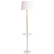 Торшер Arte Lamp Connor A2102PN-1WH - купить онлайн в интернет-магазине Люстра-Тут (Санкт-Петербург) недорого