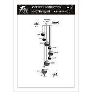 Подвесная люстра Arte Lamp Wave A7760SP-8CC Image 1