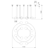 Подвесная люстра Bogates Brook 360/12 Image 1