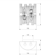 Настенный светильник Bogates Frammenti 352/2 Strotskis Image 1