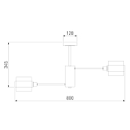 Потолочная люстра Eurosvet Arcada 70127/8 хром Image 1