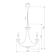 Подвесная люстра Eurosvet Lazzaro 60098/5 хром Image 3