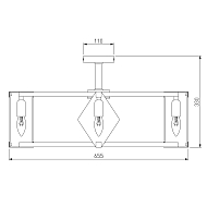 Потолочная люстра Eurosvet Aragon 60126/8 черный Smart Image 1