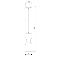 Подвесной светильник Eurosvet Tandem 50118/1 никель Image 1