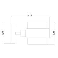 Бра Eurosvet Arcada 70127/1 черный Image 1