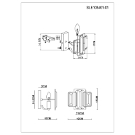 Бра Evoluce Giano SLE103401-01 Image 1