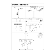 Потолочная люстра Evoluce Chille SLE104102-06 Image 1