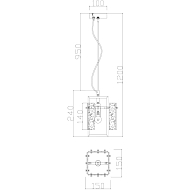 Подвесной светильник Freya Basilica FR5166PL-01N Image 1