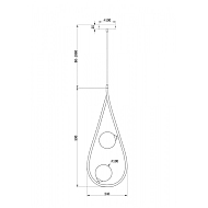 Подвесная люстра Freya Perlina FR4005PL-02B Image 1