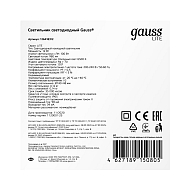 Настенно-потолочный светодиодный светильник Gauss Lite 126418312 Image 2