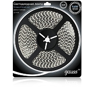 Светодиодная лента Gauss 9,6W/m 120LED/m 2835SMD холодный белый 5M 312000310 - купить онлайн в интернет-магазине Люстра-Тут (Санкт-Петербург) недорого