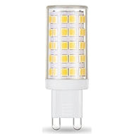 Лампа светодиодная диммируемая Gauss G9 5,5W 3000К прозрачная 107309155-D - купить онлайн в интернет-магазине Люстра-Тут (Санкт-Петербург) недорого