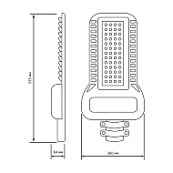 Уличный светодиодный консольный светильник Gauss Qplus 629535320 Image 1