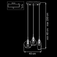 Подвесная люстра Lightstar Pentola 803059 Image 2