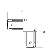 Коннектор L-образный Lightstar Barra 502126 Image 1