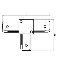 Коннектор T-образный Lightstar Barra 502137 Image 1