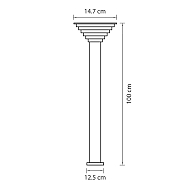 Уличный светодиодный светильник Lightstar Piatto 379747 Image 1