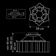 Подвесная люстра Lightstar Nubi Ondoso 802161 Image 2