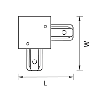 Коннектор L-образный Lightstar Barra 501127 Image 1