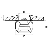 Встраиваемый светильник Lightstar Romb 004060 Image 1