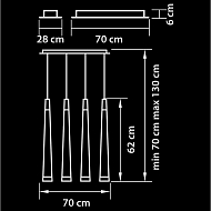 Подвесная люстра Lightstar Punto 807063 Image 2