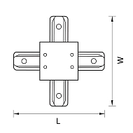 Коннектор X-образный Lightstar Barra 501147 Image 2