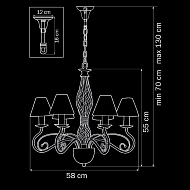 Подвесная люстра Lightstar Esedra 782060 Image 2