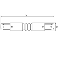 Коннектор гибкий Lightstar Barra 502156 Image 2