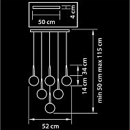 Подвесная люстра Lightstar Simple Light 803100 Image 1