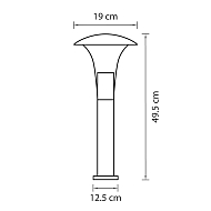 Уличный светодиодный светильник Lightstar Arroto 378947 Image 1