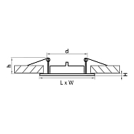 Встраиваемый светильник Lightstar Lega16 011944 Image 1