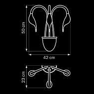 Бра Lightstar Cigno Collo Bk 751637 Image 1