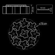 Потолочная люстра Lightstar Nubi Ondoso 802091 Image 1