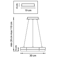 Подвесной светодиодный светильник Lightstar Unitario 763136 Image 1